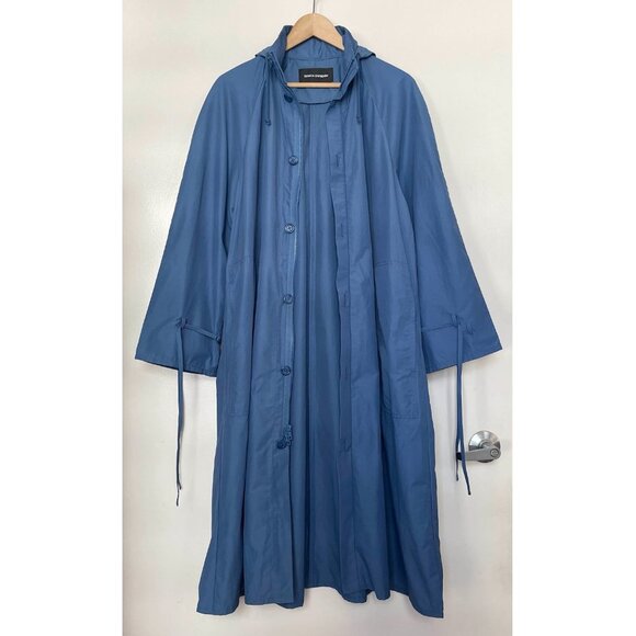 Bianca Chandon Windbreaker Sporty Longline Jacket Unisex Mens Sz S Small - Picture 1 of 14